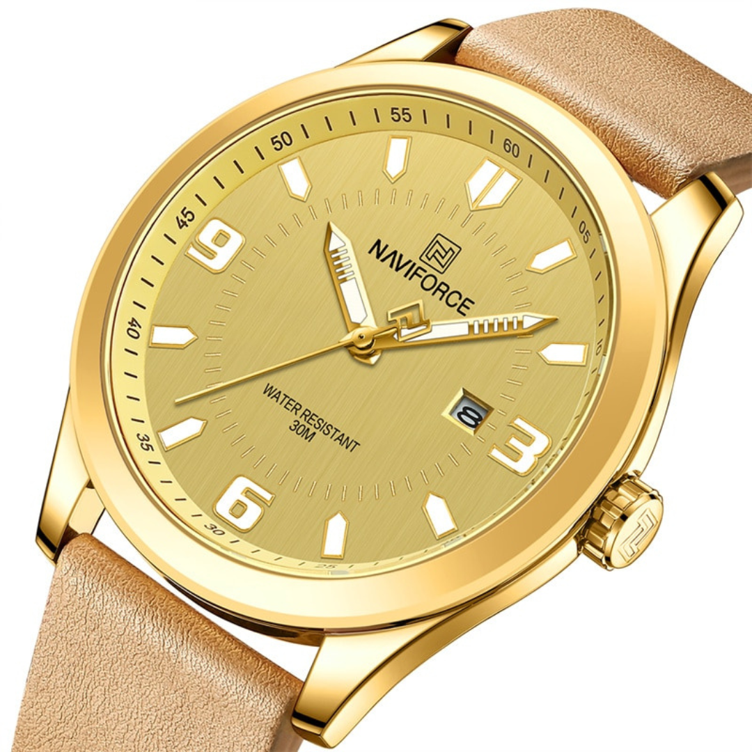 Relógio Naviforce Just Cool com Pulseira de Couro Velavue