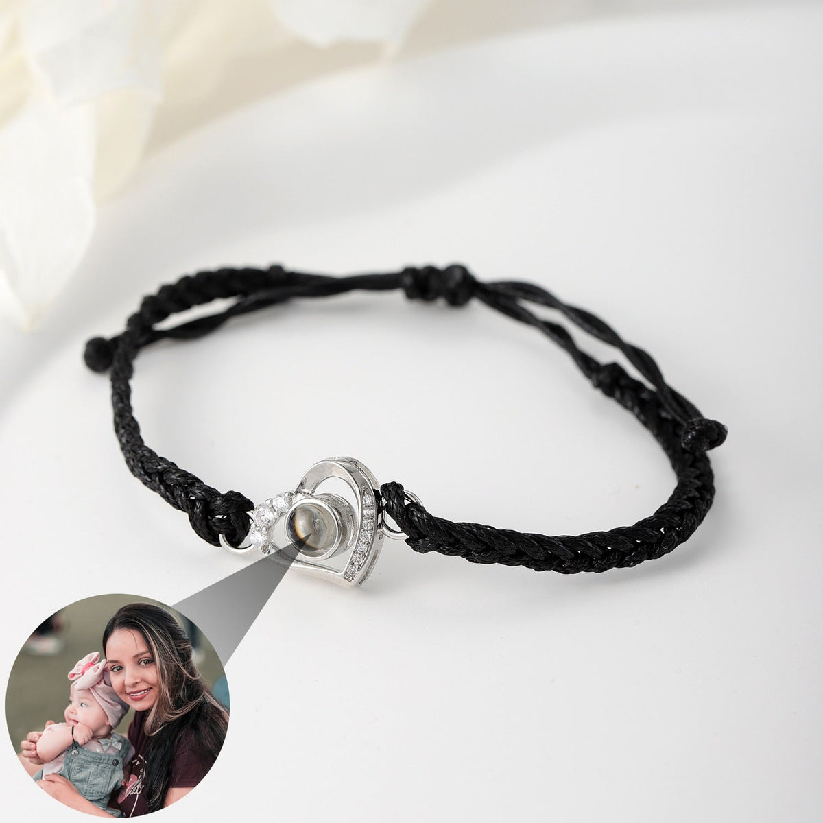 Pulseira Personalizada com Foto Amor Para Sempre Velavue
