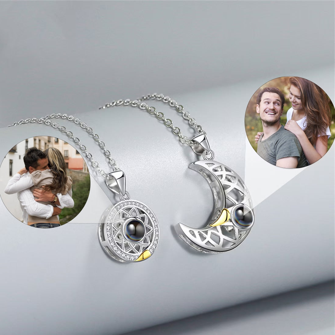 Conjunto Sol e Lua Personalizado com Foto Velavue
