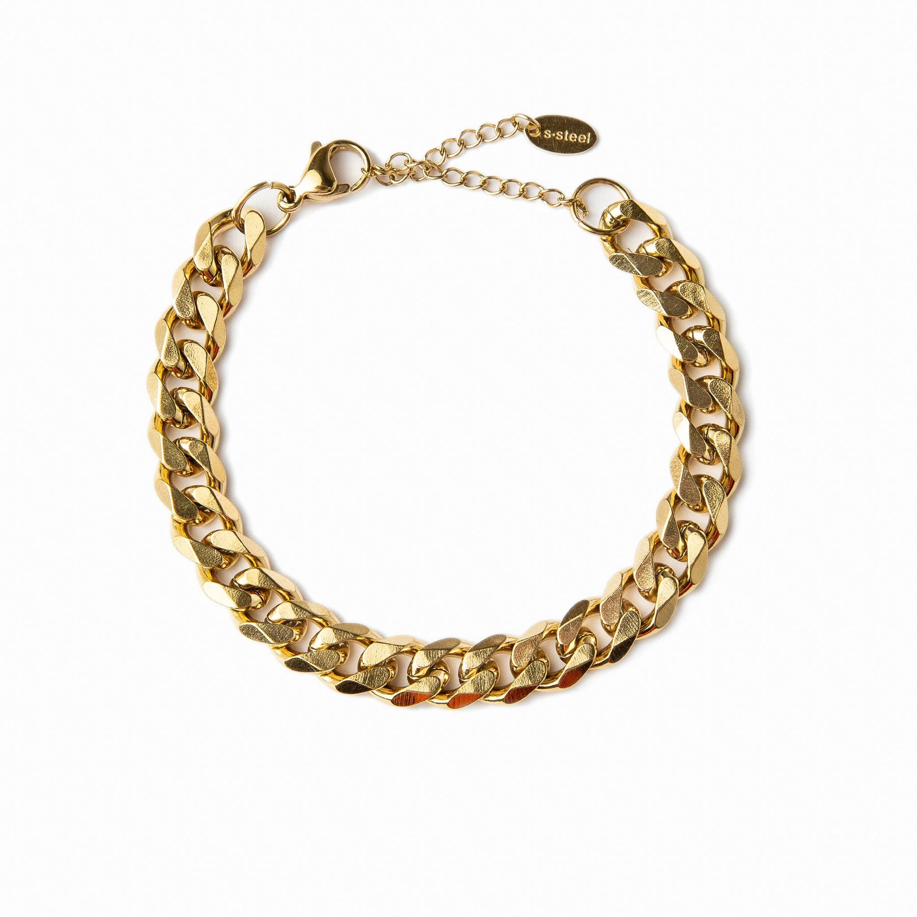 Pulseira Grossa Banhado a Ouro 18K Velavue
