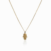 Colar de Mão Hamsa Banhado a Ouro 18k Velavue