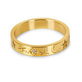 Anel Galáxia Banhado a Ouro 18K Velavue