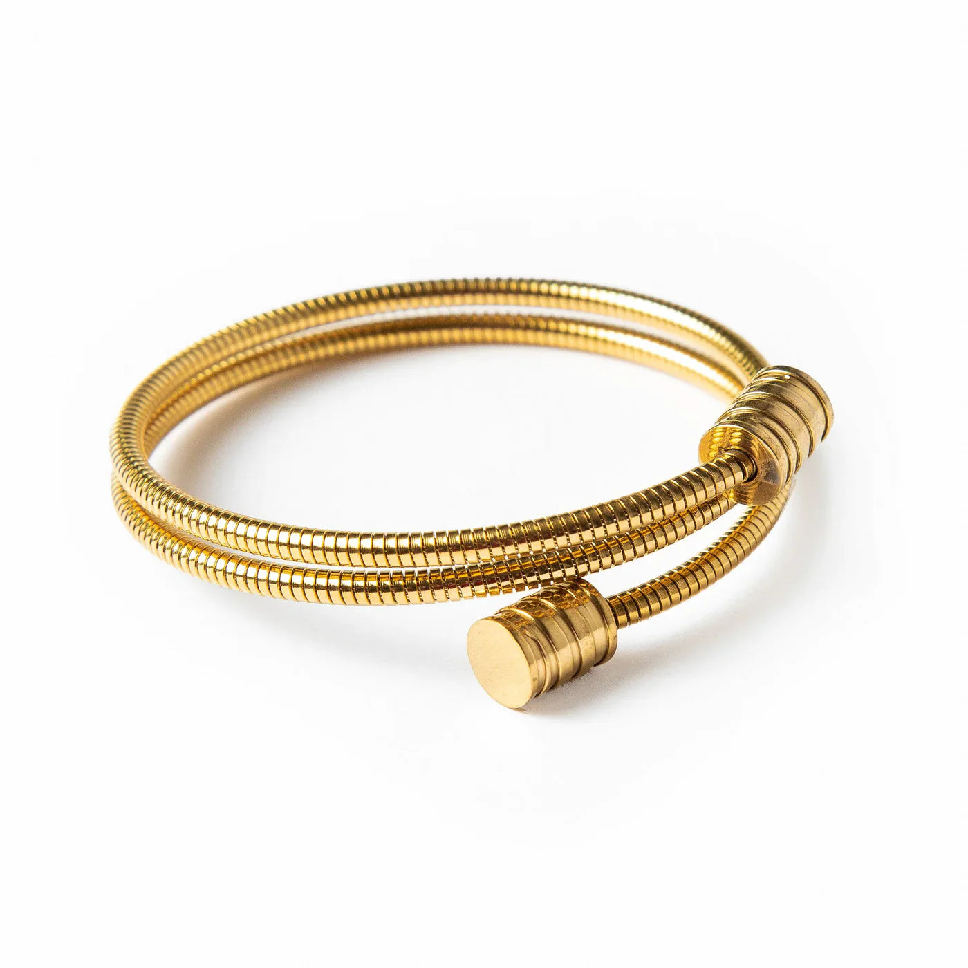 Bracelete Espiral Banhado a Ouro 18k Velavue