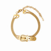 Pulseira com Fivela Banhado a Ouro Velavue
