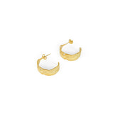 Brincos de Argola de Pena Banhado a ouro 18K Velavue