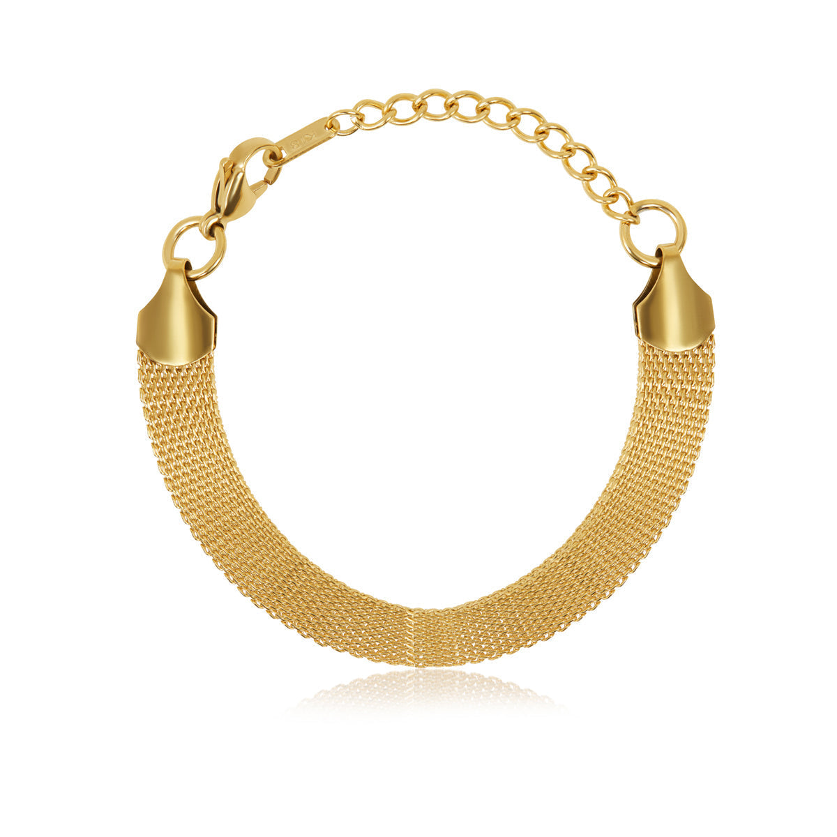 Pulseira Malha Banhado a Ouro 18K Velavue