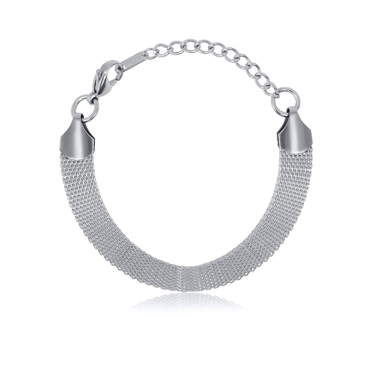 Pulseira Malha Prata Velavue