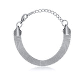 Pulseira Malha Prata Velavue