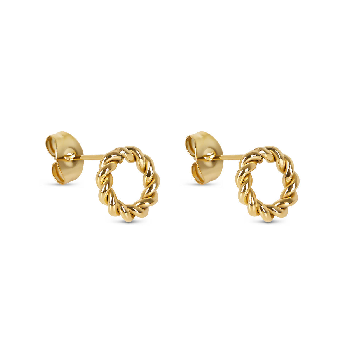 Brincos Rope Banhado a Ouro 18k Velavue