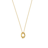 Colar com Pingente Irregular Banhado a Ouro 18K Velavue