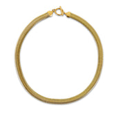 Colar Textura de Cobra Banhado a Ouro 18K Velavue