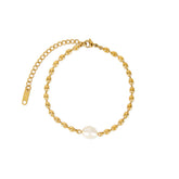 Pulseira Pingente Pérola de Água Doce Velavue