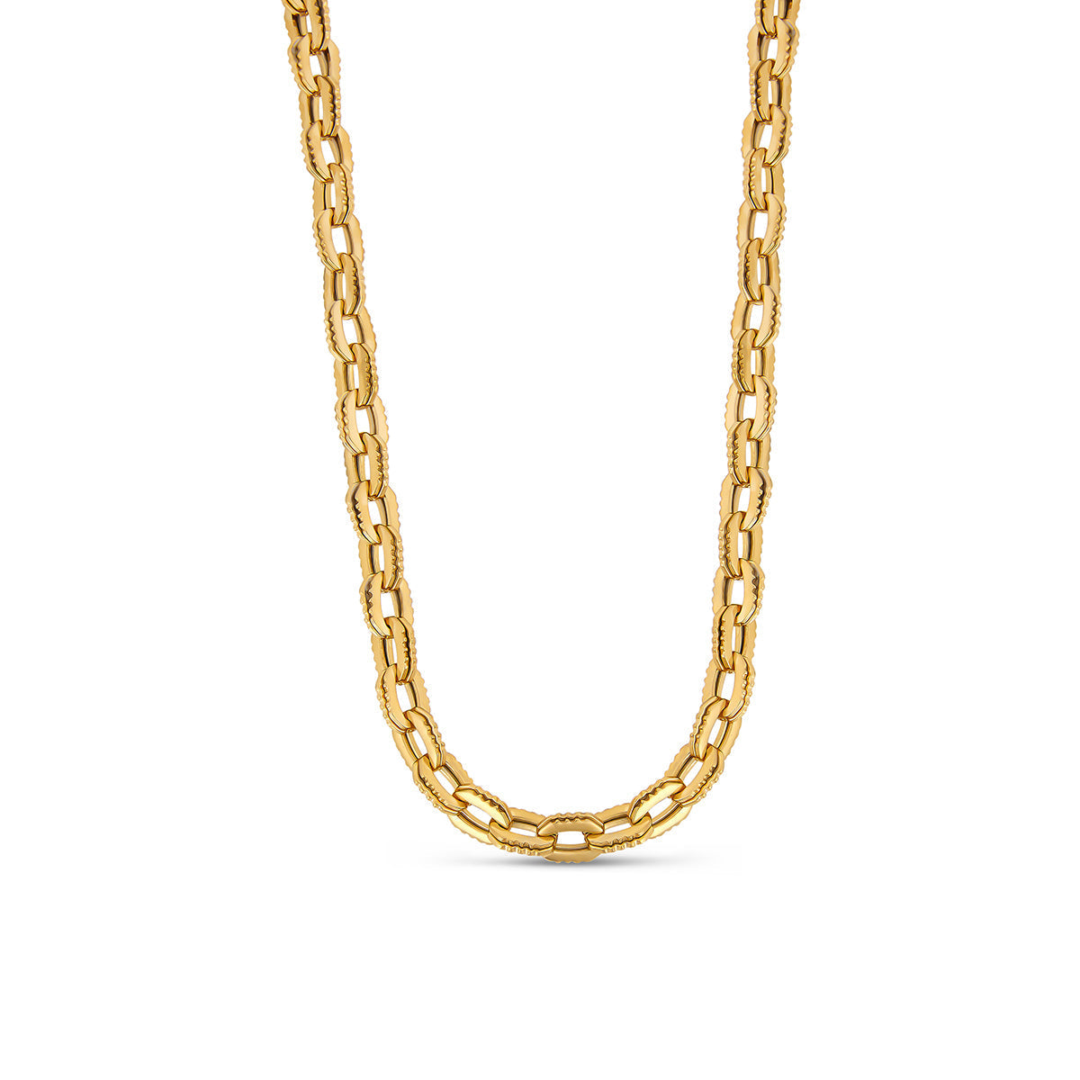Colar Camden Estilo Corrente Banhado a Ouro 18K Velavue