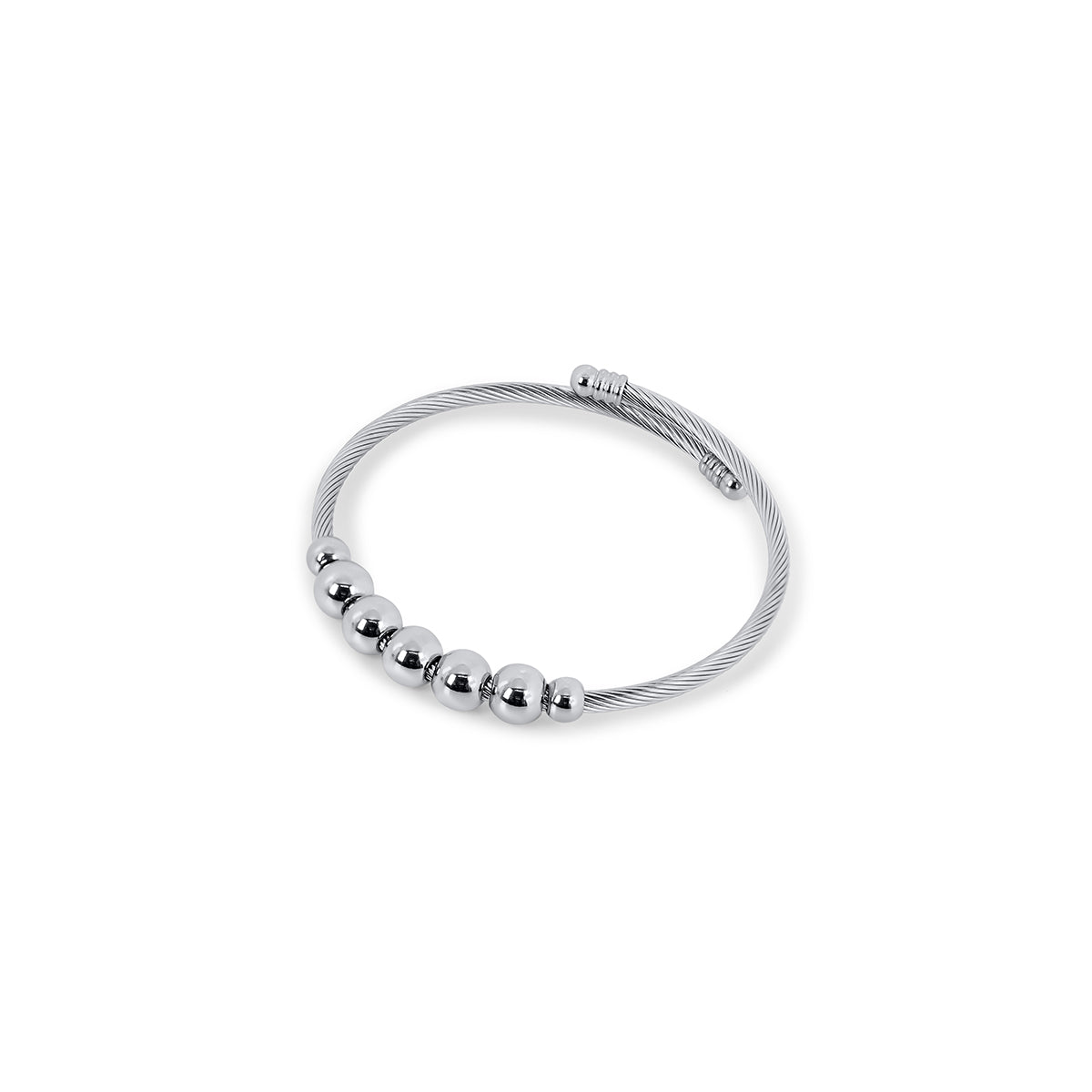 Bracelete Bolas Prata Velavue