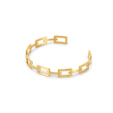 Pulseira Geométrica Banhado a Ouro 18k Velavue