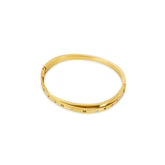 Pulseira Roman Entrelaçado Banhado a Ouro 18k Velavue