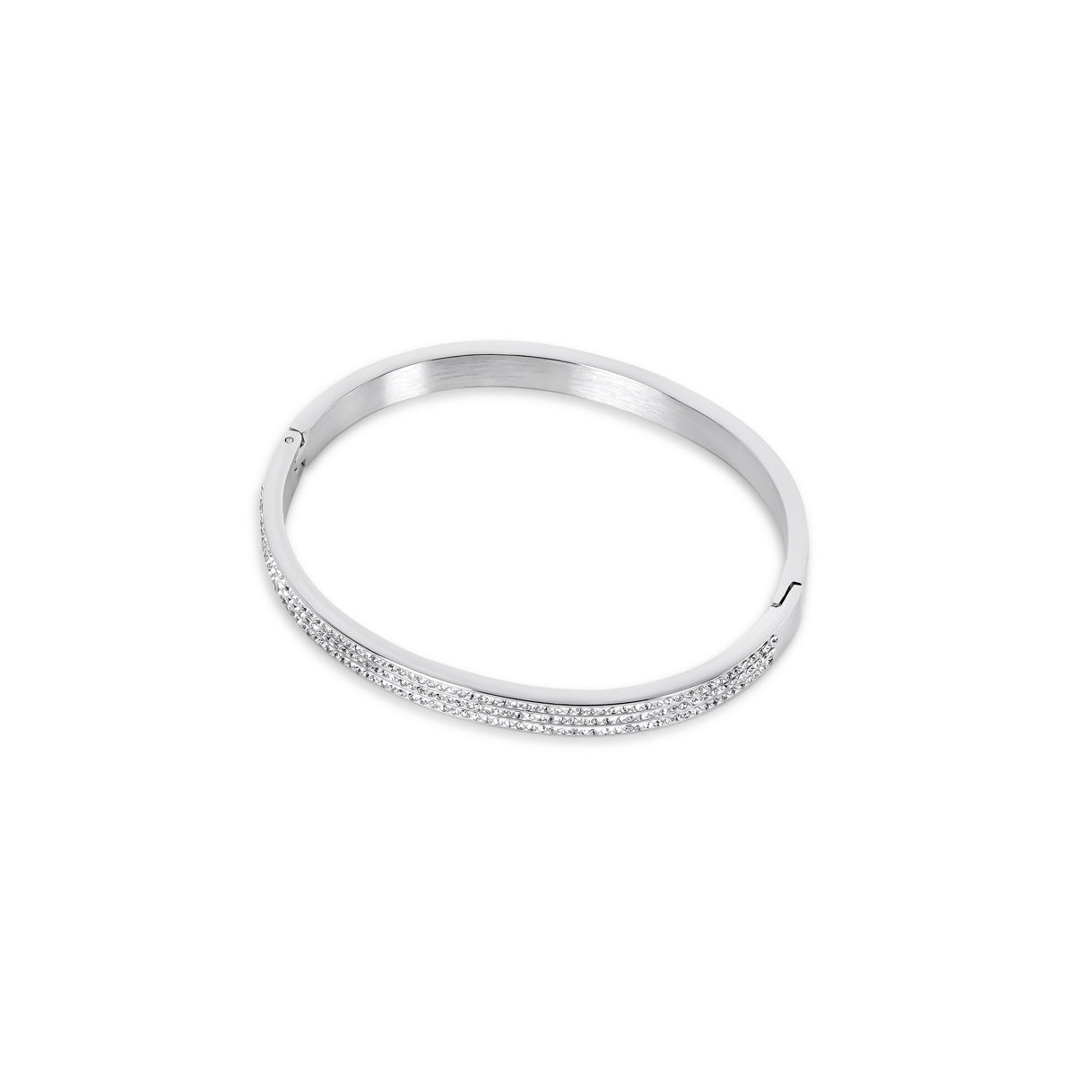 Pulseira Cravejada com Zircônia Prata Velavue