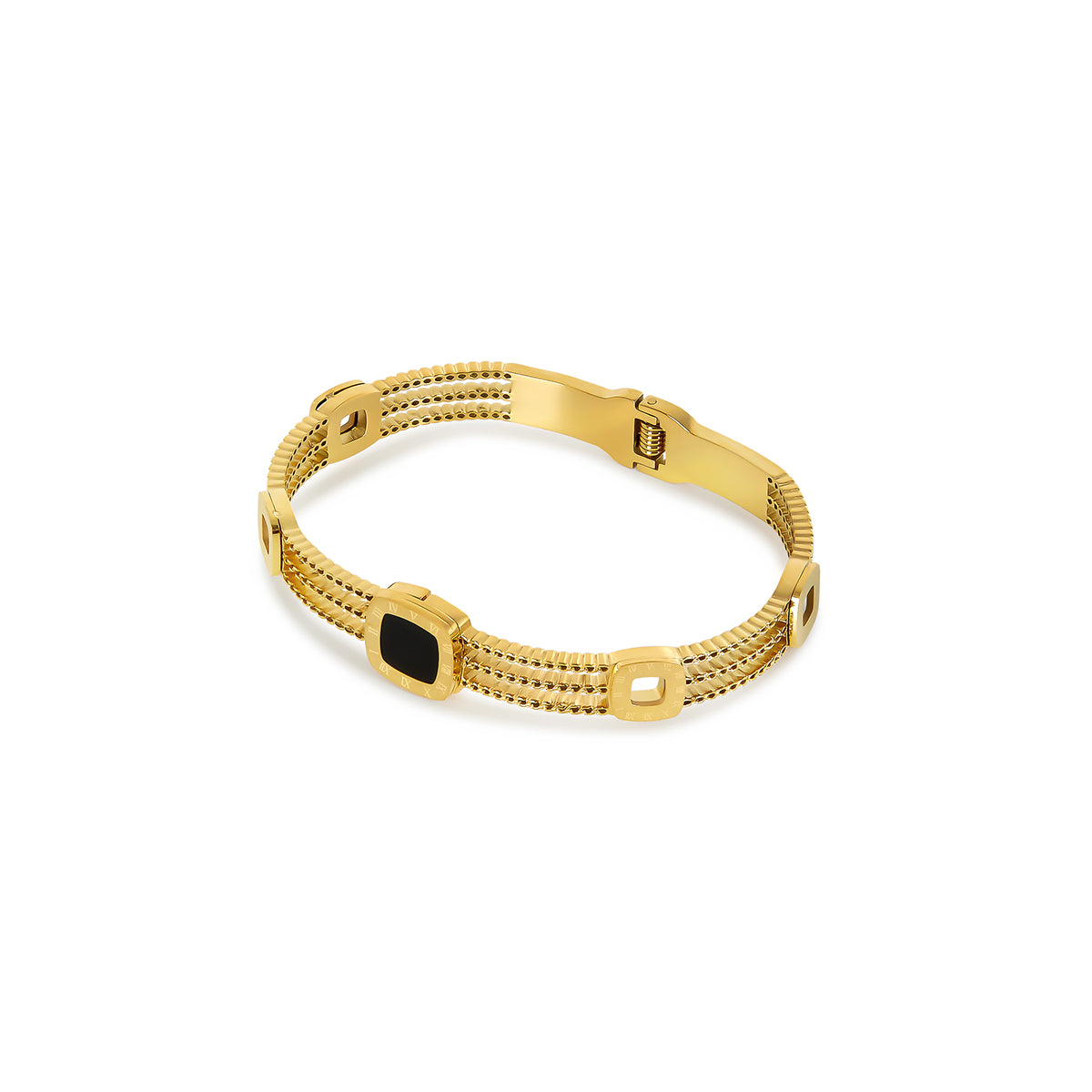 Bracelete Roman Banhado a Ouro 18k Velavue
