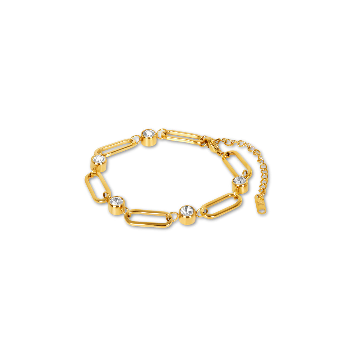 Pulseira Oval Pedras de Zircônia Velavue