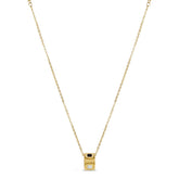 Colar de Pedra Monocrômico Banhado a Ouro 18K Velavue