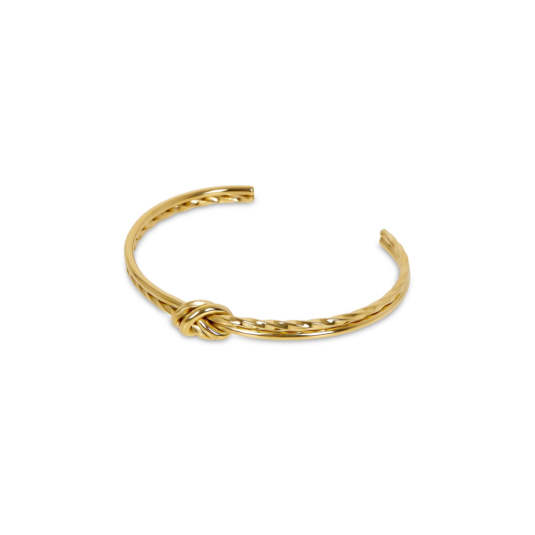 Pulseira Nó Torcido Banhado a Ouro 18K Velavue