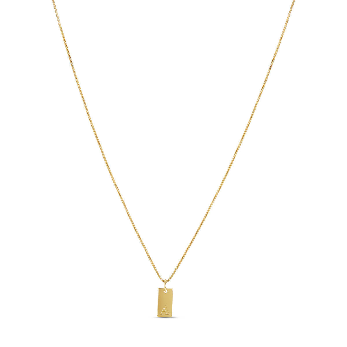 Colar de Inicial Personalizado Monarca Banhado a Ouro 18K Velavue