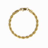 Pulseira de Corda Banhado a Ouro 18K Velavue