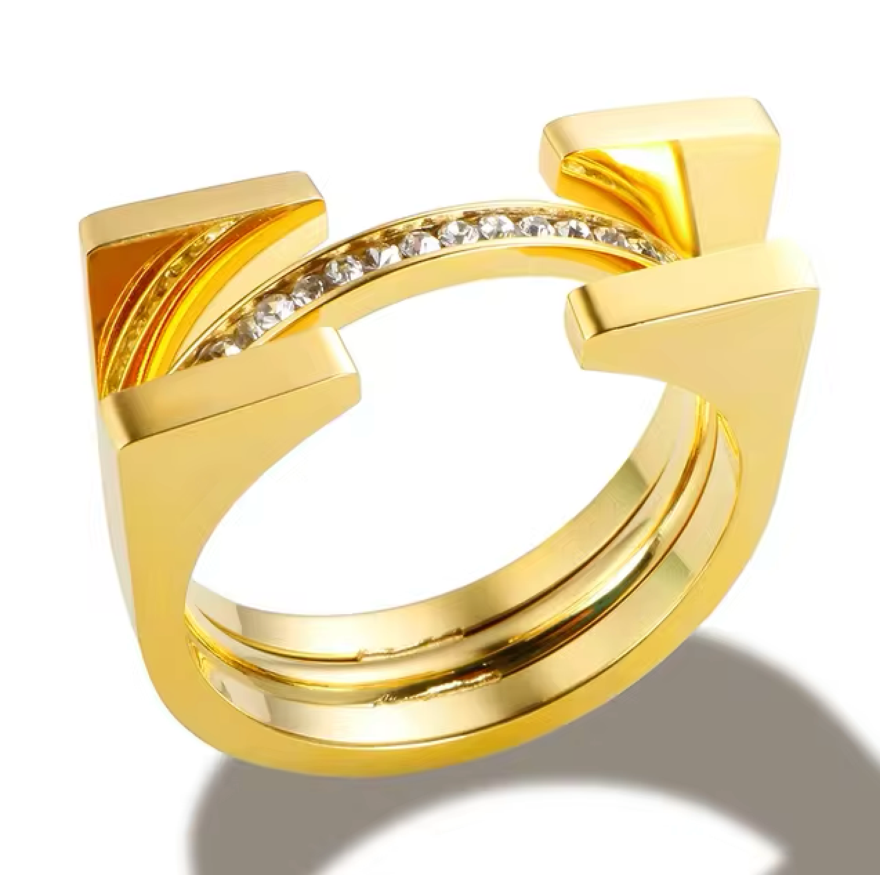 Anel Luxe com Zircônia Velavue