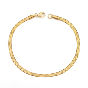 Pulseira Cobra Banhado a Ouro 18k Velavue