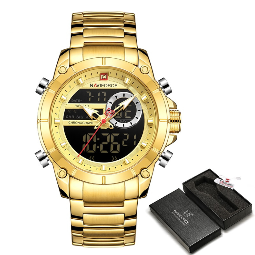 Relógio Naviforce de Luxo Original Velavue