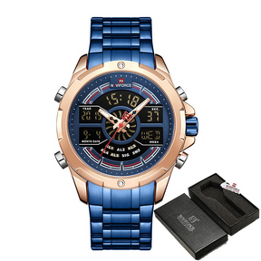 Relógio Naviforce Aeronáutica de Luxo Velavue