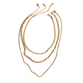 Colar Fayra Triplo Banhado a Ouro 18K Velavue