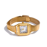 Relógio Fashion À Prova D 'Água Banhado a Ouro 18K Velavue