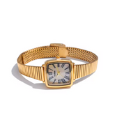 Relógio Fashion Roamano À Prova D 'Água Banhado a Ouro 18K Velavue