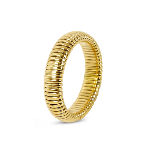 Anel Minimalista Banhado a Ouro 18K Velavue