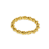 Anel Espiral Banhado a ouro 18K Velavue