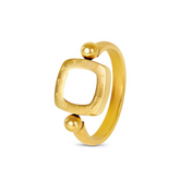 Anel Numeral Romano Banhado a Ouro 18K Velavue