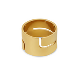 Anel Lavi Banhado a Ouro 18k Velavue