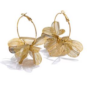Brinco Folha Banhado a Ouro 18k Velavue