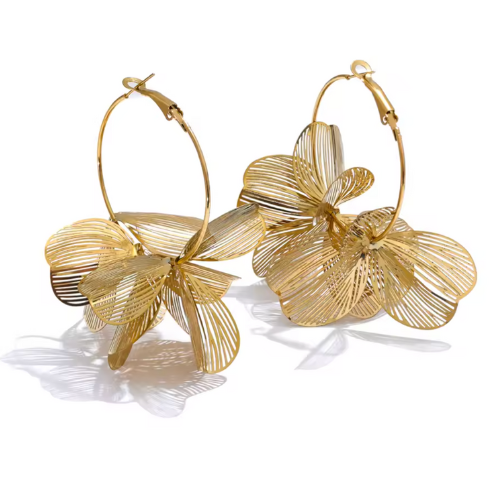 Brinco Folha Banhado a Ouro 18k Velavue