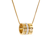 Colar Pingente Roman Banhado a Ouro 18k Velavue