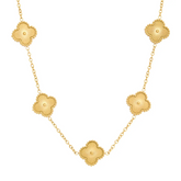 Colar Trevo Dourado Banhado a Ouro 18k Velavue
