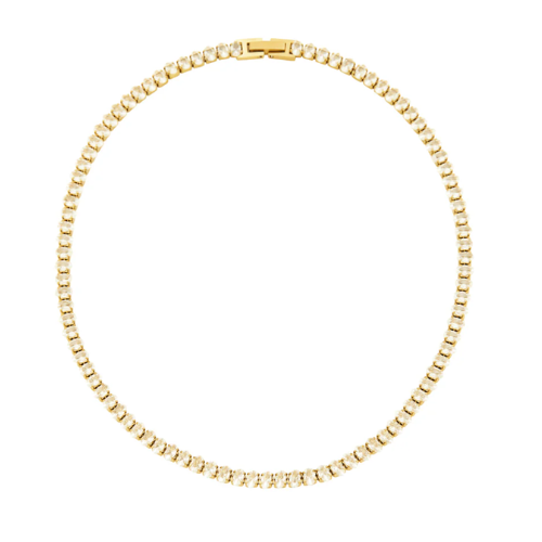 Colar Riviera Banhado em Ouro 18k Velavue