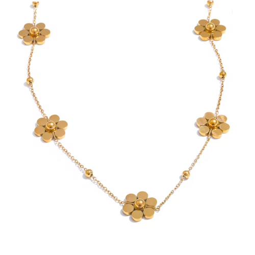 Colar Floratta Banhado a Ouro 18K Velavue