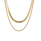 Colar Duplo Lunelle Banhado Ouro 18K Velavue