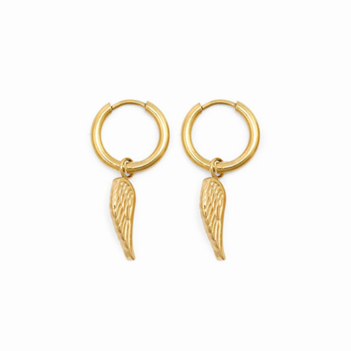 Brincos de Asa de Anjo Banhado a Ouro 18K Velavue