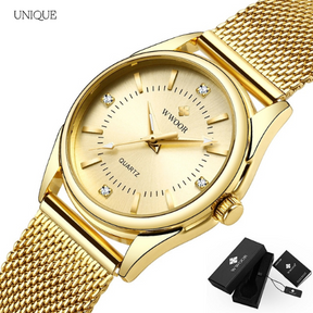 Relógio Feminino Luxury Banhado a Ouro 18k Velavue