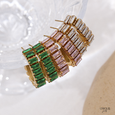 Brinco Argola com Cristais de Zircônia Velavue