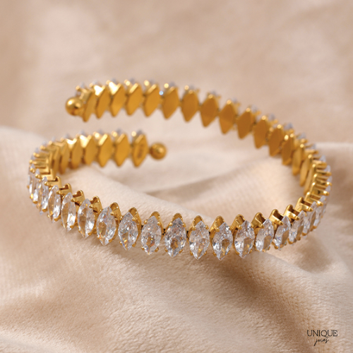 Pulseira Ajustável com Cristais de Zircônia Velavue