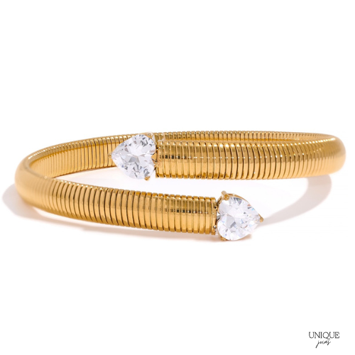 Pulseira Coração com Cristais Velavue
